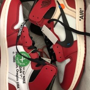 Off white retro jordans size 11